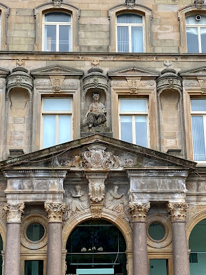 architectural features of buildings in Greenock, Scotland