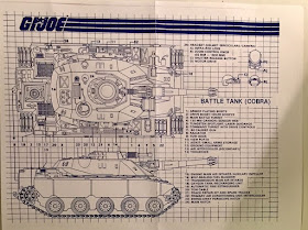 Canadian Consumer Distributing Cobra Combat Tank, blueprints