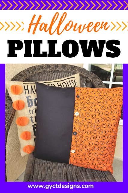 DIY Halloween Pillows