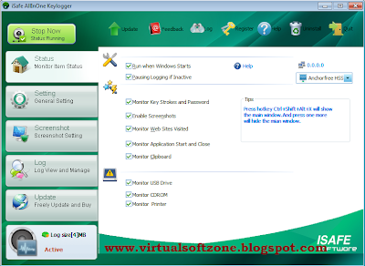 iSafesoft AllInOne Keylogger+Serial