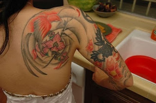 Nice Japanese Tattoos With Image Japanese Tattoo Designs For Female Tattoo With Japanese Bird Tattoo On The Body Picture 2