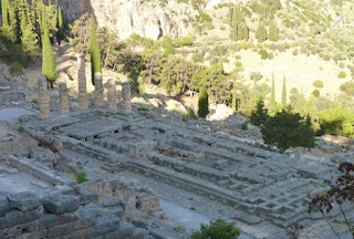 Ruinas de Delfos.Templo de Apolo.