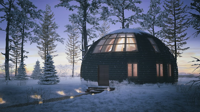 Skydome Home Anti Snowfall and Earthquake