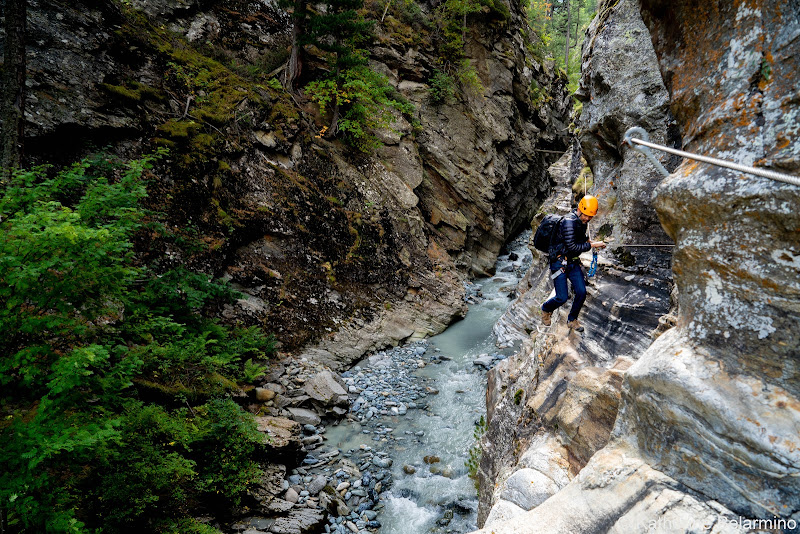 Gorge-Alpine Via Ferrata River Things to Do in Saas-Fee Switzerland in Summer