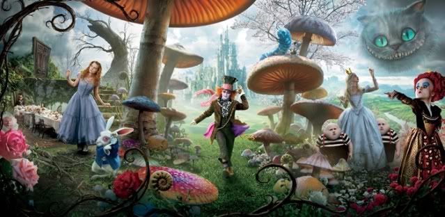 Alice in Wonderland enjoy the ride 