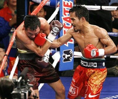 Round 7 of De La Hoya vs. Pacquiao