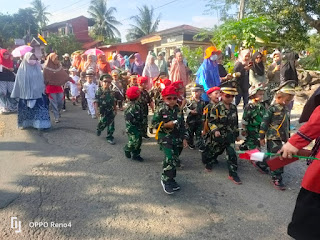 Polsek Cendana Polres Enrekang, Lakukan Pengamanan Karnaval