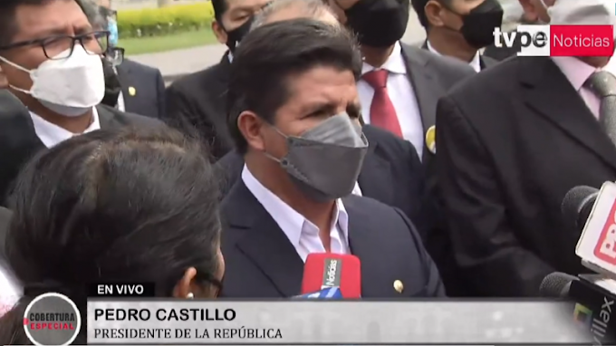 Presidente Castillo se pronuncia tras pedido de renuncia a militancia en Perú Libre
