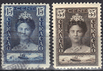 Curaçao - 1928/30 - Queen Wilhelmina