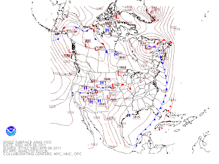 weather map north america