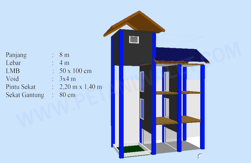 Desain Rumah Burung Walet Ukuran 4X8 : Rumah Sarang Burung Walet Dari Rangka Ulin | DIAN WALET - Formasi pemasangan twitter rumah burung walet rbw ukuran 4x12irwan exitt.