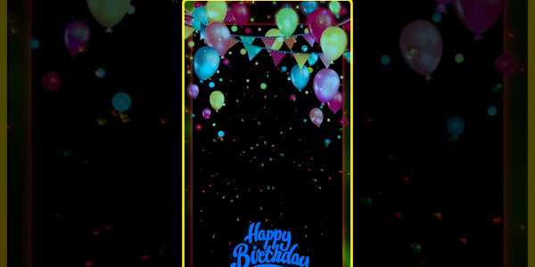 Happy birthday avee player template | New birthday template | Happy birthday lighting template