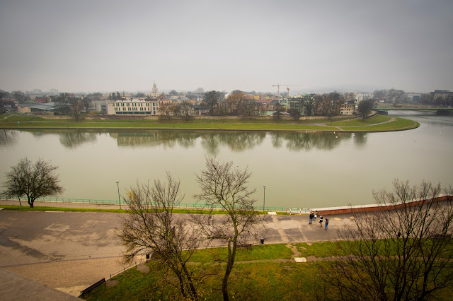 Panorama sulla Vistola-Castello del Wawel-Cracovia