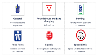 driving license rta theory test