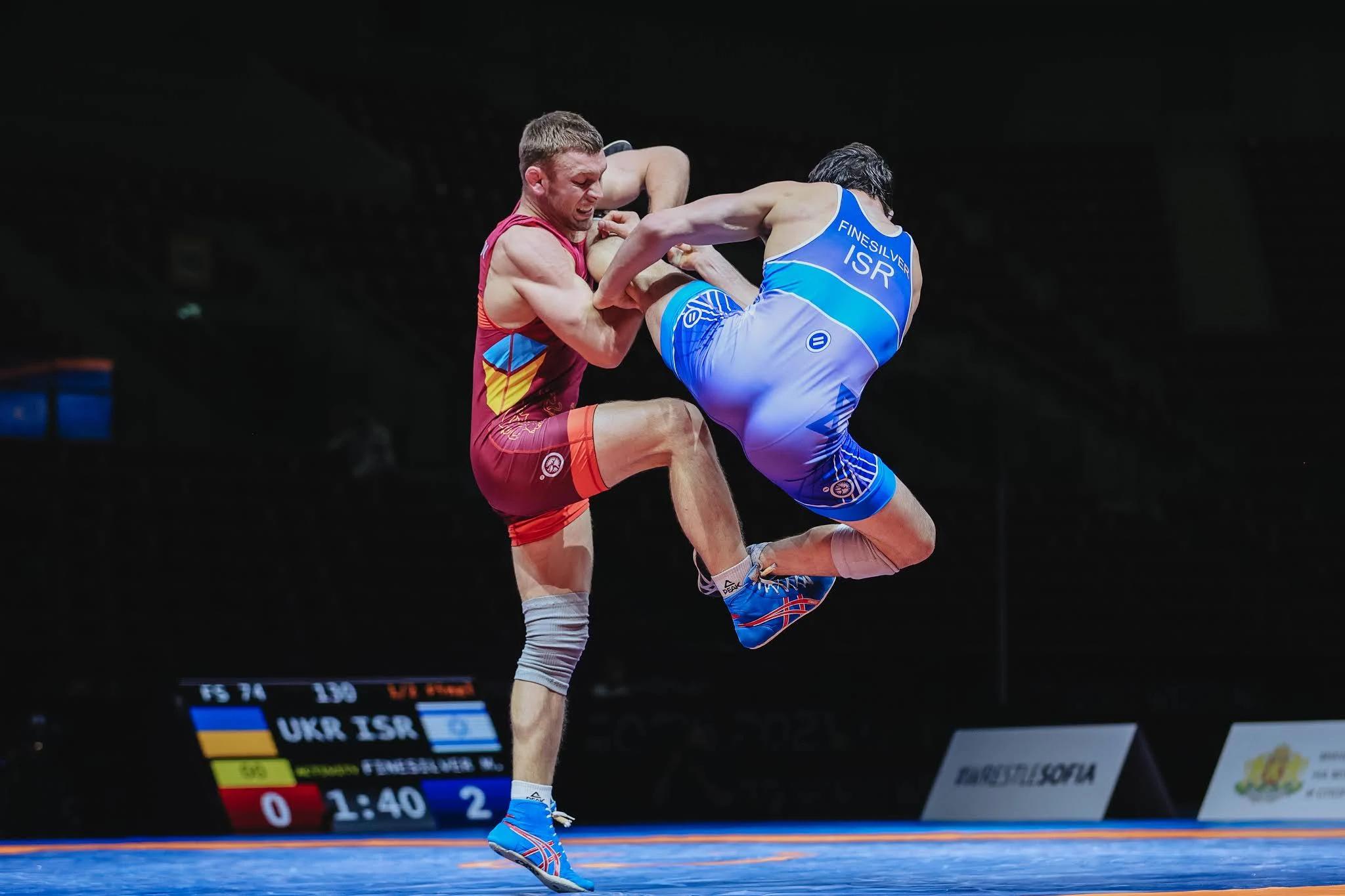 Mitch Finesilver Vasyl Mykhailov ass kicking wrestling israel ukraine