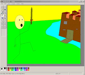 MS Paint drawing, doodle, sketch, paint shop, paint, computer