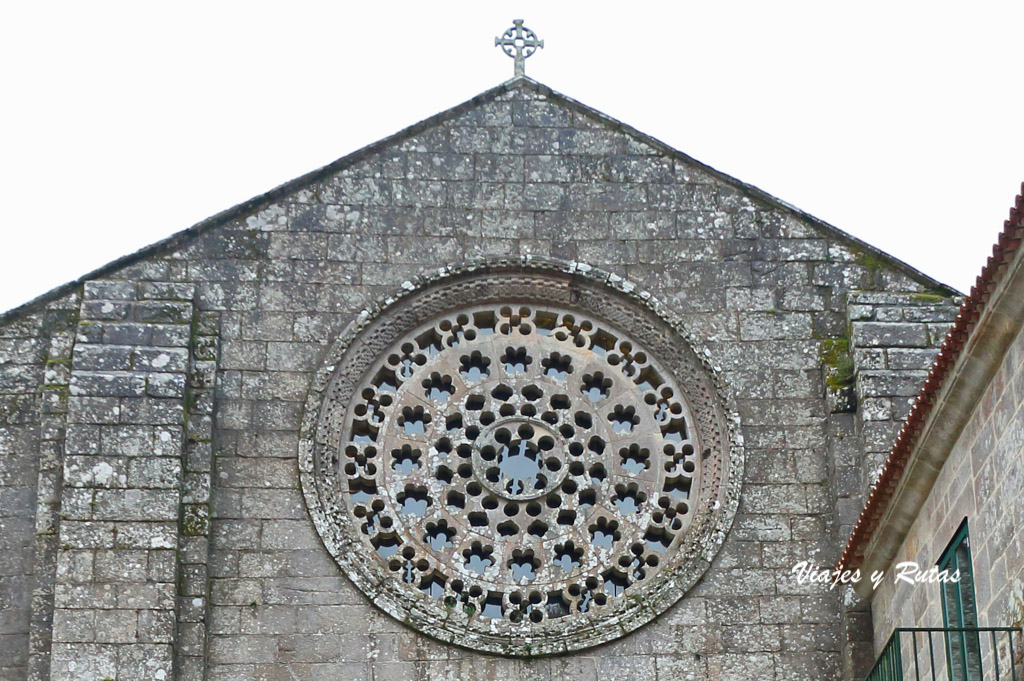 Rosetón de la Iglesia del Monasterio de Armenteira