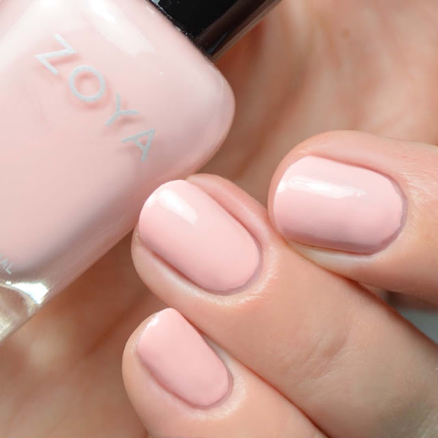 light pink nail polish