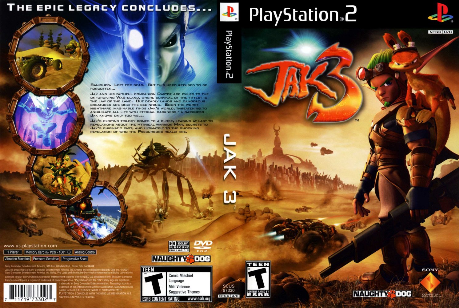 Roger X: Jak 3 - PS2 - NTSC/U