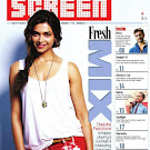 Deepika Padukone on the Cover of Screen Magazine July 2012.