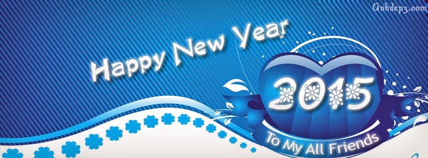 Happy new year 2015 cover Facebook (FB)