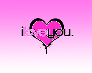 i love you. vector wallpaper