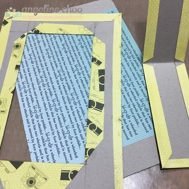 ScrappyScrappy: DIY Recycled Photo Frame #scrappyscrappy #thecuttingcafe #diy #photoframe #printables