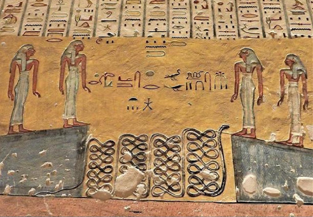 Картина Амдуат, «5-й час», гробница Рамзеса IV