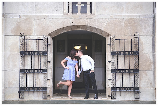 engagement session at Indiana State University