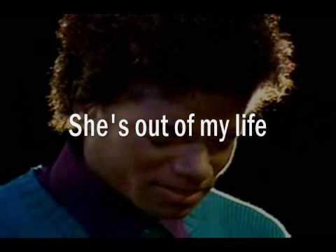 Shes Out Of My Life Lyrics