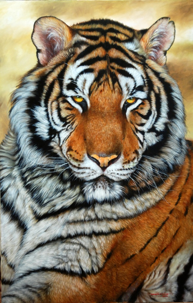 25 Trend Terbaru Lukisan Harimau Putih Marah Nico Nickoo