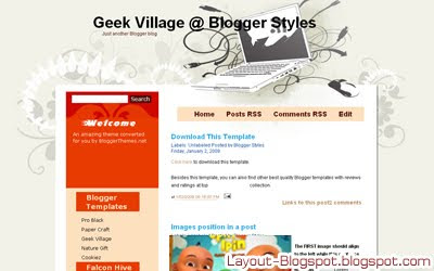 Download Geek Village Template
