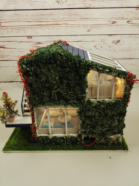 Diy dollhouse miniature Casa delle bambole fai da te con piscina