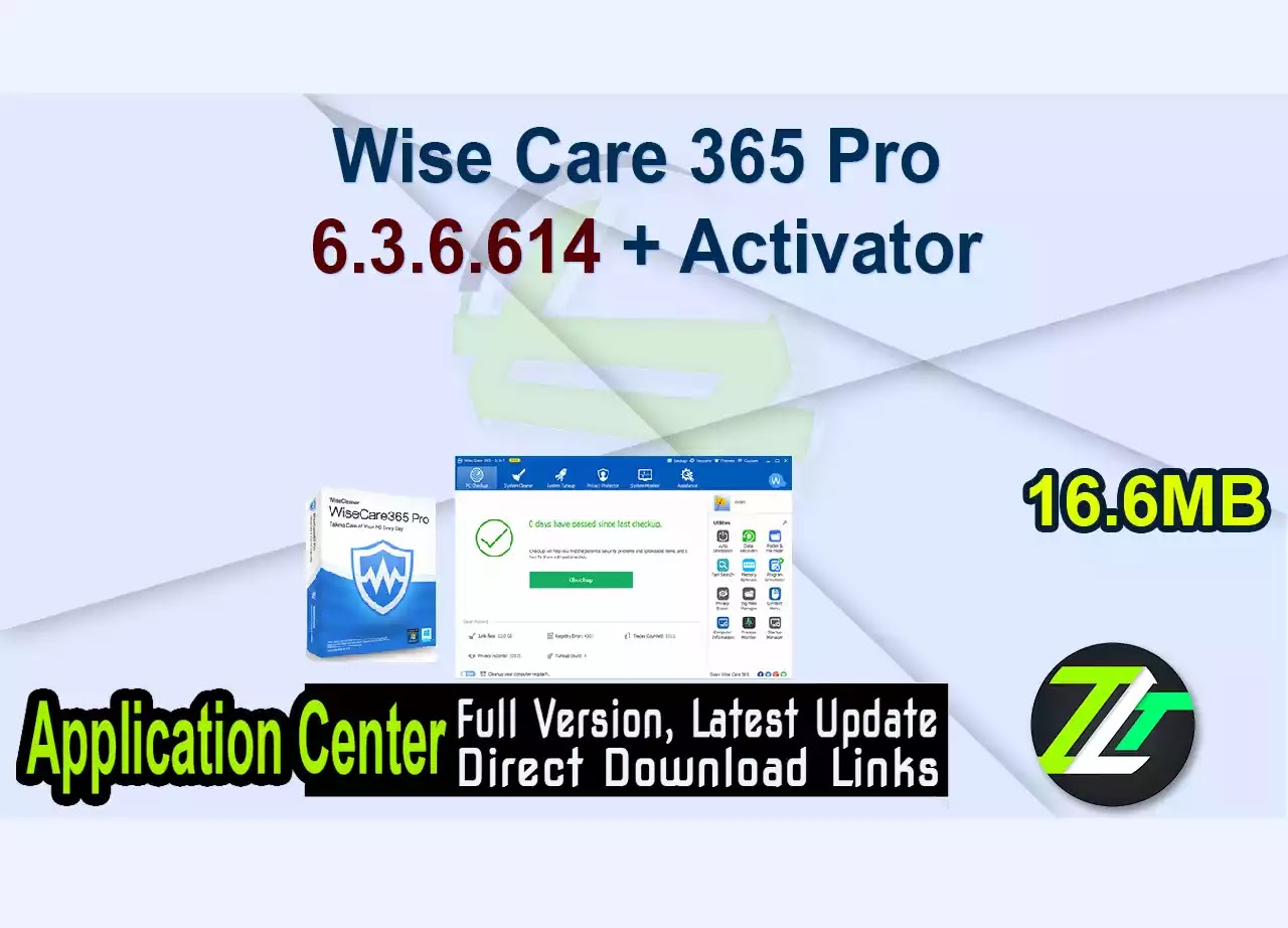 Wise Care 365 Pro 6.3.6.614 + Activator