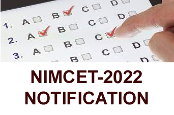 NIMCET-2022 NOTIFICATION