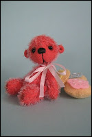 miniature bear, mohair bear, bearsbytracey, little bear, collectable bear