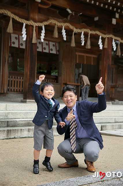 四條畷神社でお宮参り出張撮影