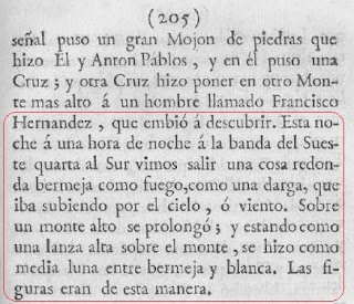 UFO Sarmiento de Gamboa text