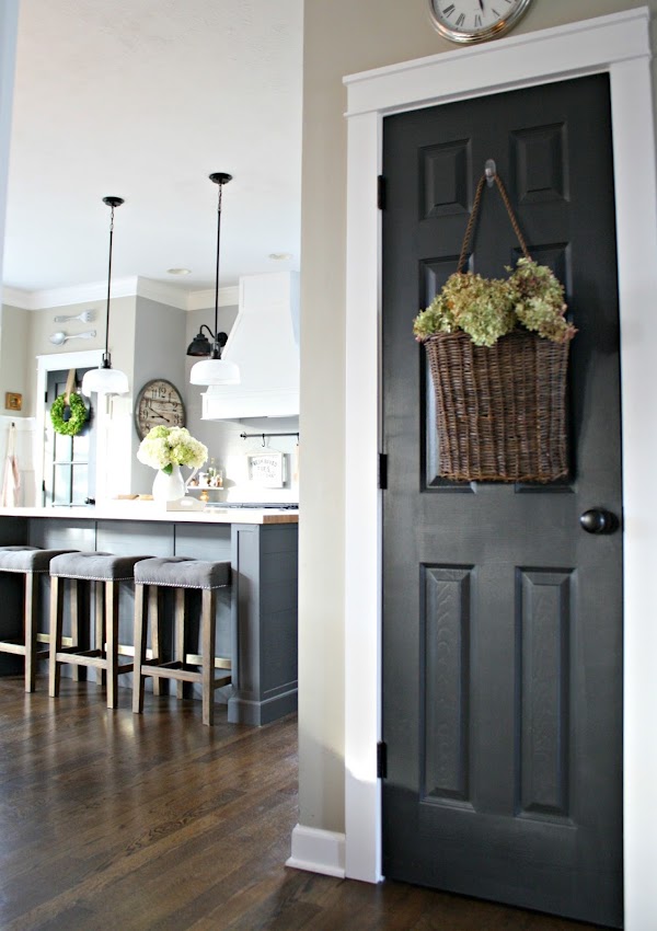 black interior doors how to