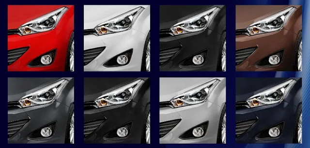 Cores do Hyundai HB 20