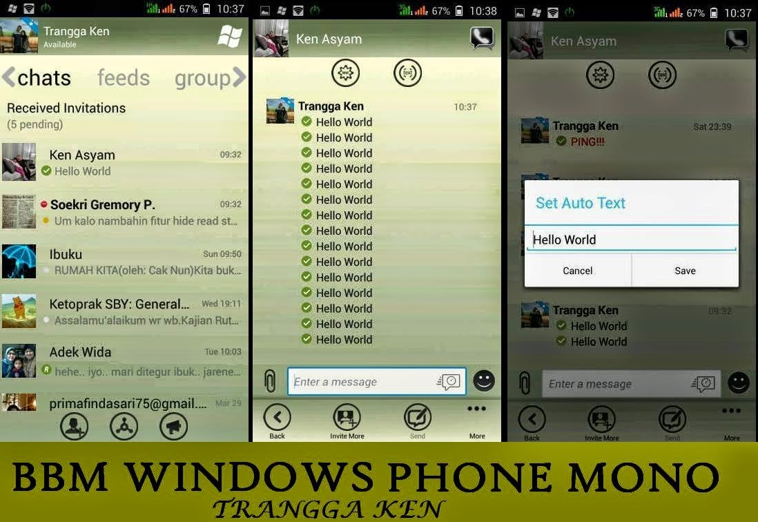 BBM Mod Untuk Android Bagian 16 BBM MOD Clone Warung Kopi