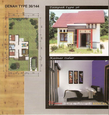 denah rumah type 36