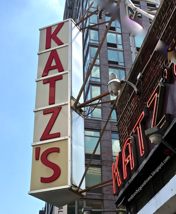 Ms. Toody goes to Katz's Deli in NYC | Ms. Toody Goo Shoes