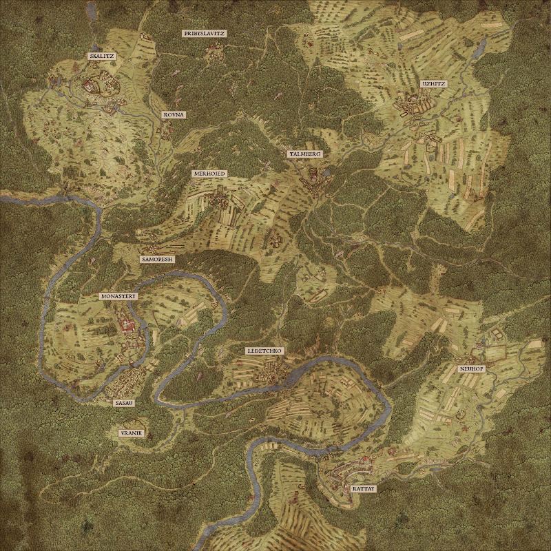 Kingdom Come: Deliverance Game Map