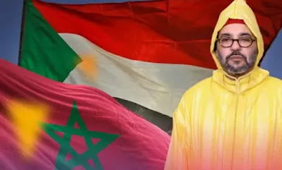 صاحب الجلالة الملك محمد السادس نصره الله يعبر عن تضامنه الكامل مع السودان