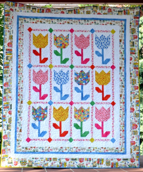 Tulips Quilt - Free Pattern 