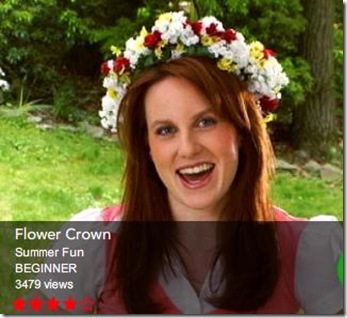 crown of flowers