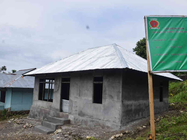 Satgas TMMD Rampungkan Pembangunan Rumah Layak Huni di Telutih Baru
