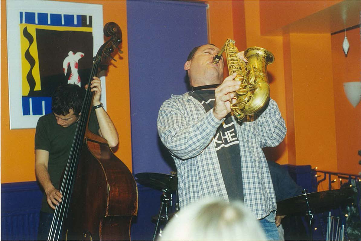 Saxophonist Gilad Atzmon performing at Flavia Brilli's Central Bar Jazz Club