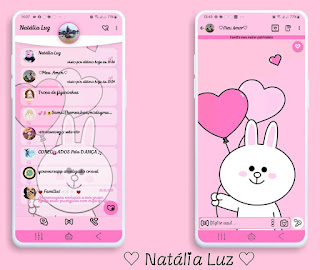 White Teddy Bear Love Theme For YOWhatsApp & Fouad WhatsApp By Natalia Luz